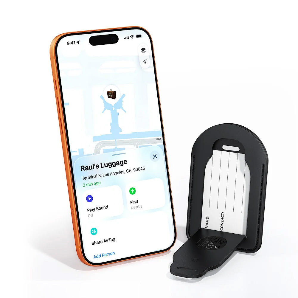 Acefast SmartTag Luggage S5 pre iOS Series, Čierna