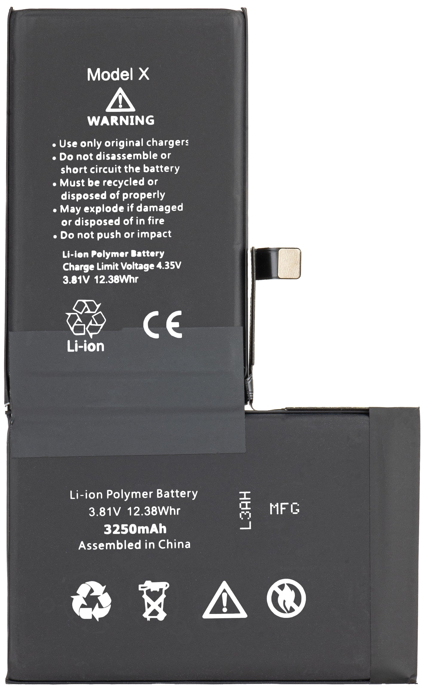 Apple iPhone X High Capacity Battery