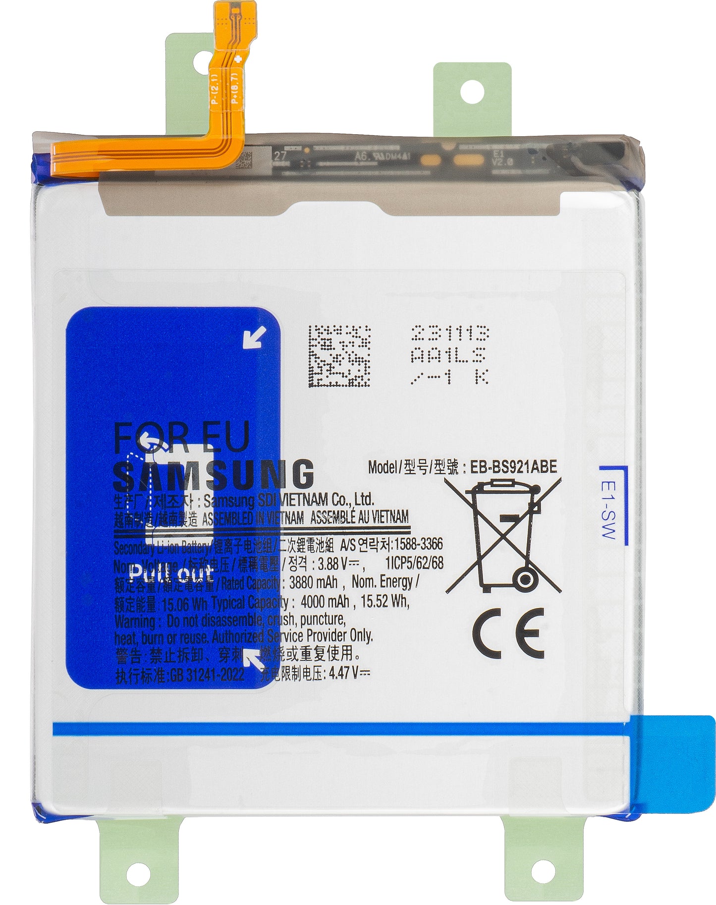 Batéria Samsung Galaxy S24 S921, EB-BS921ABE, servisný balík GH82-33290A