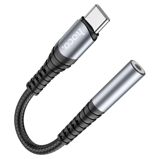 USB-C audio adaptér - 3,5 mm HOCO LS33, sivý