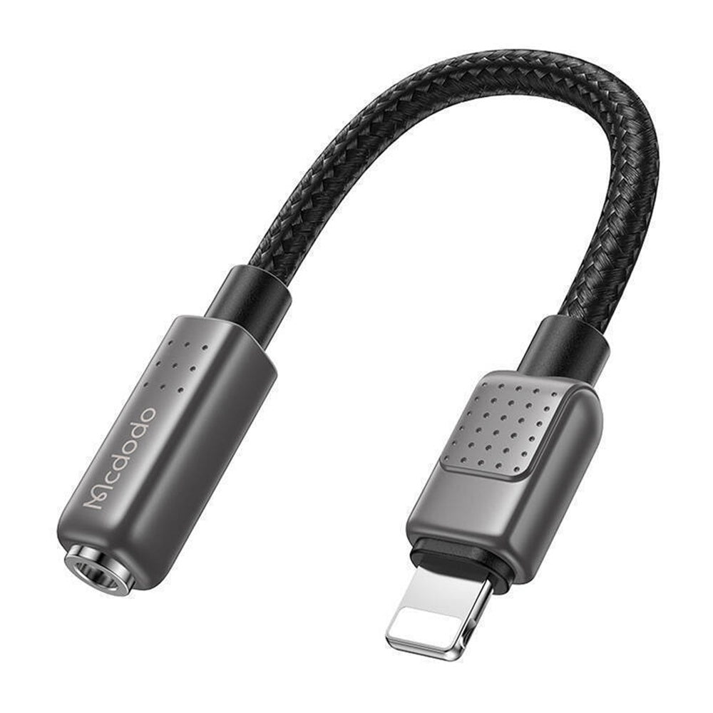 Audio adaptér Lightning - 3.5mm McDodo CA-5010, Čierny