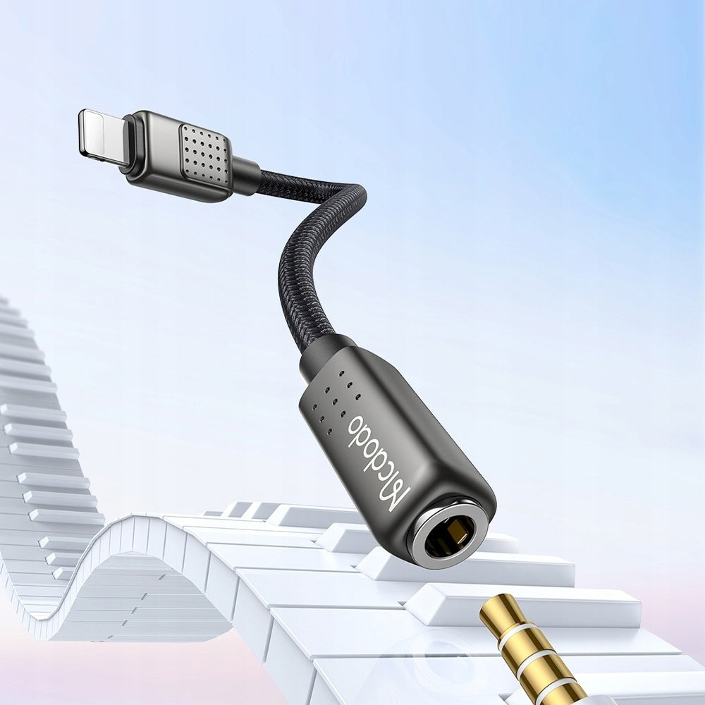Audio adaptér Lightning - 3.5mm McDodo CA-5010, Čierny