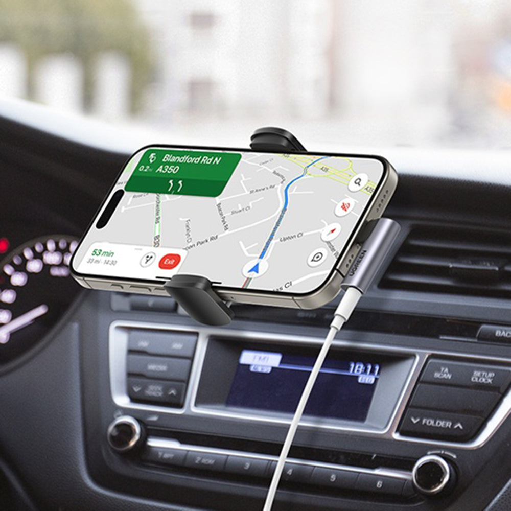 Audio adaptér USB-C - 3.5mm UGREEN CM460 (20194) uhlový, sivý
