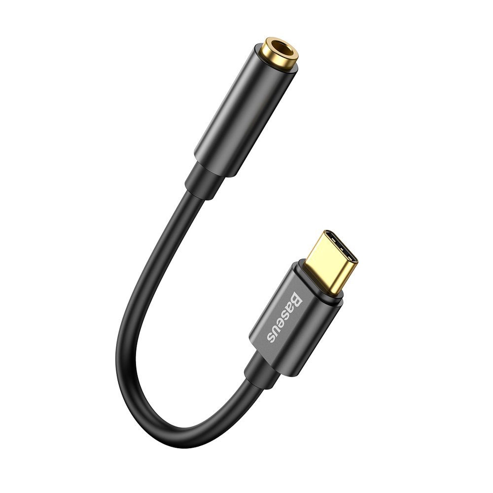 Audio adaptér USB-C - 3.5mm Baseus L54, Čierny CATL54-01