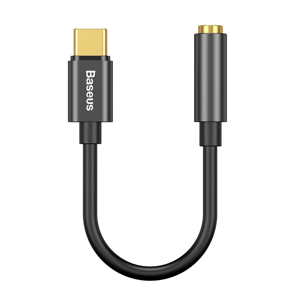 Audio adaptér USB-C - 3.5mm Baseus L54, Čierny CATL54-01