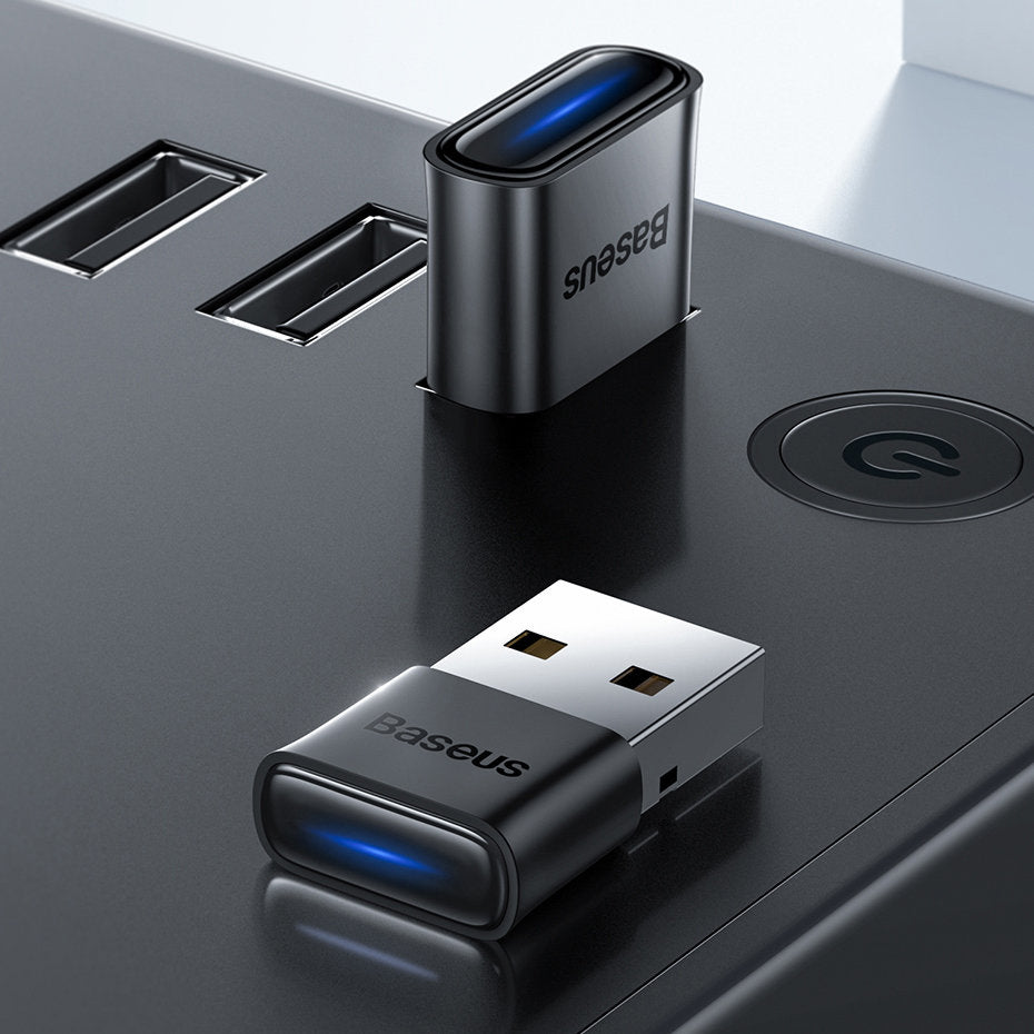 Baseus Bluetooth USB adaptér BA04, čierny ZJBA0000000001