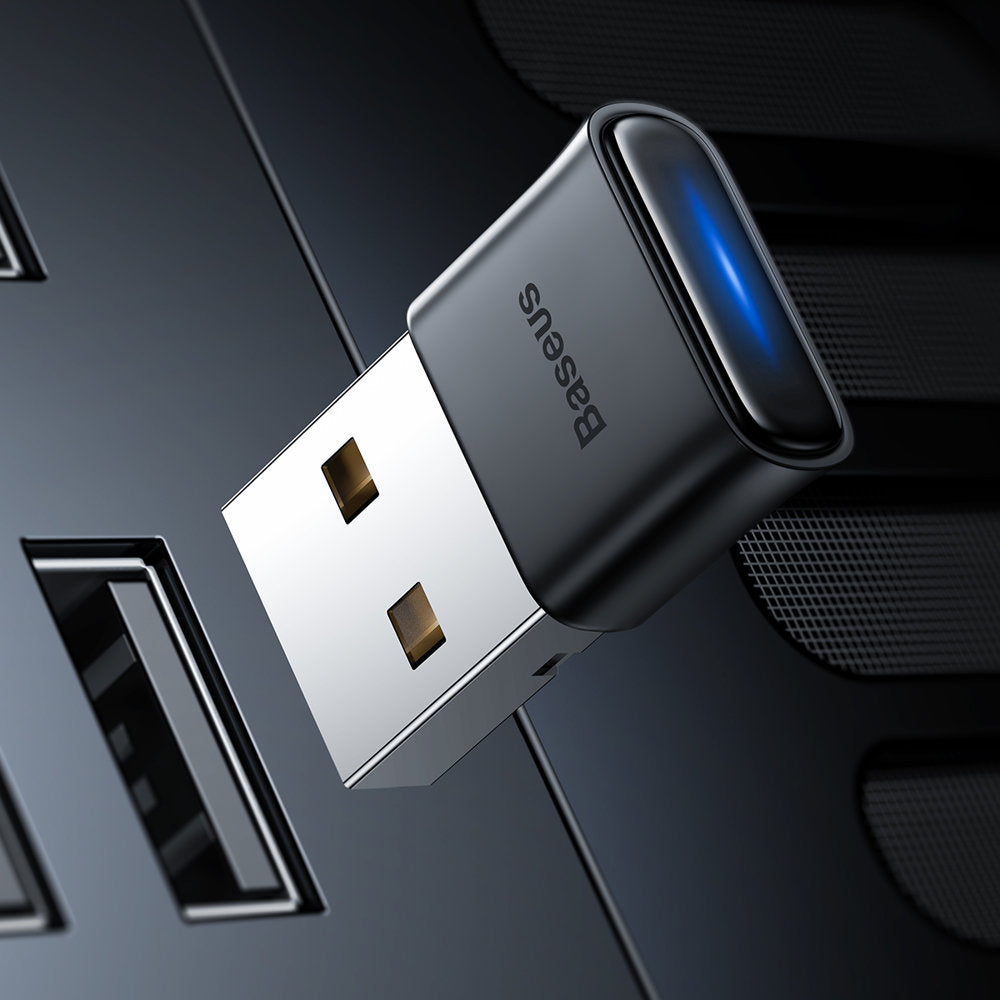 Baseus Bluetooth USB adaptér BA04, čierny ZJBA0000000001