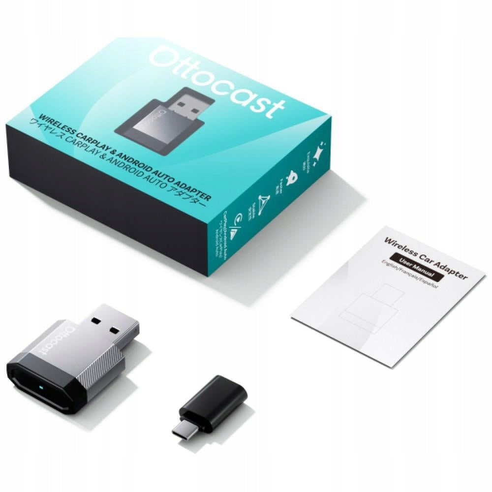 Bezdrôtový adaptér Carplay / Android Auto Ottocast Mini Nova pre Apple iPhone / Android Series CA530-T3