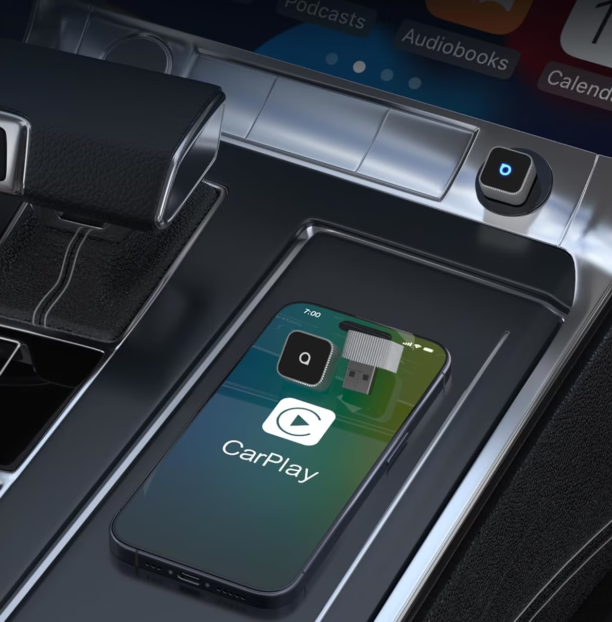 Adaptér Carplay / Android Auto Wireless Ottocast Mini Cube Style B pre Apple iPhone / Android Series CP88-T2