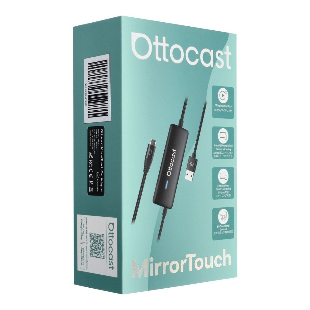 Adaptér Carplay / Android Auto Ottocast Mirror Touch pre Apple iPhone / Android Series CA450-T