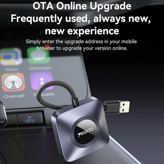 Bezdrôtový adaptér Carplay Yesido KM23 pre sériu Apple iPhone