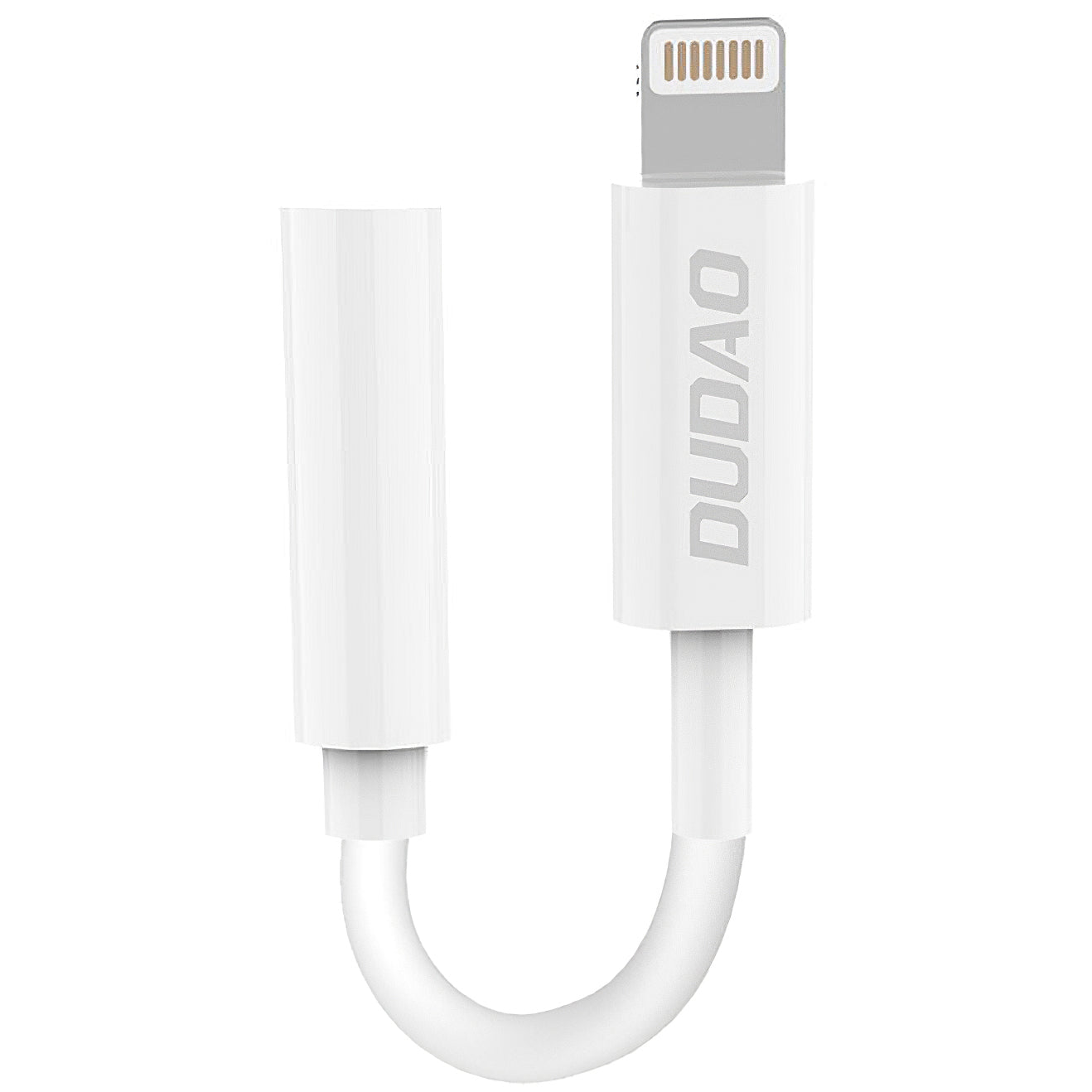 Audio adaptér Lightning - 3.5mm Dudao L16i, Biely