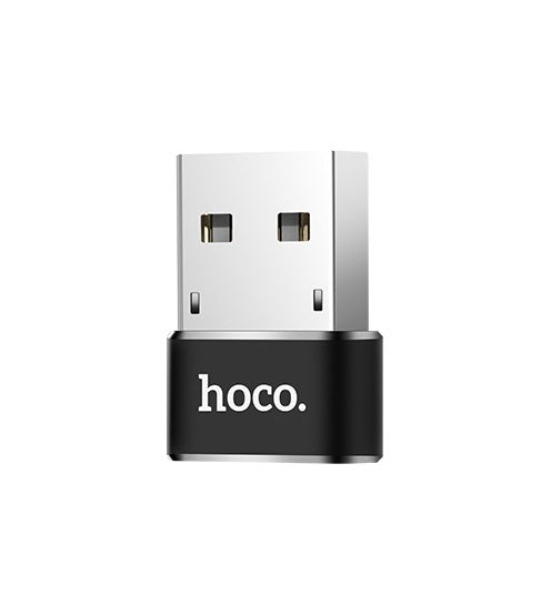 Data and Charging Adapter USB-C - USB-A HOCO UA6, Black