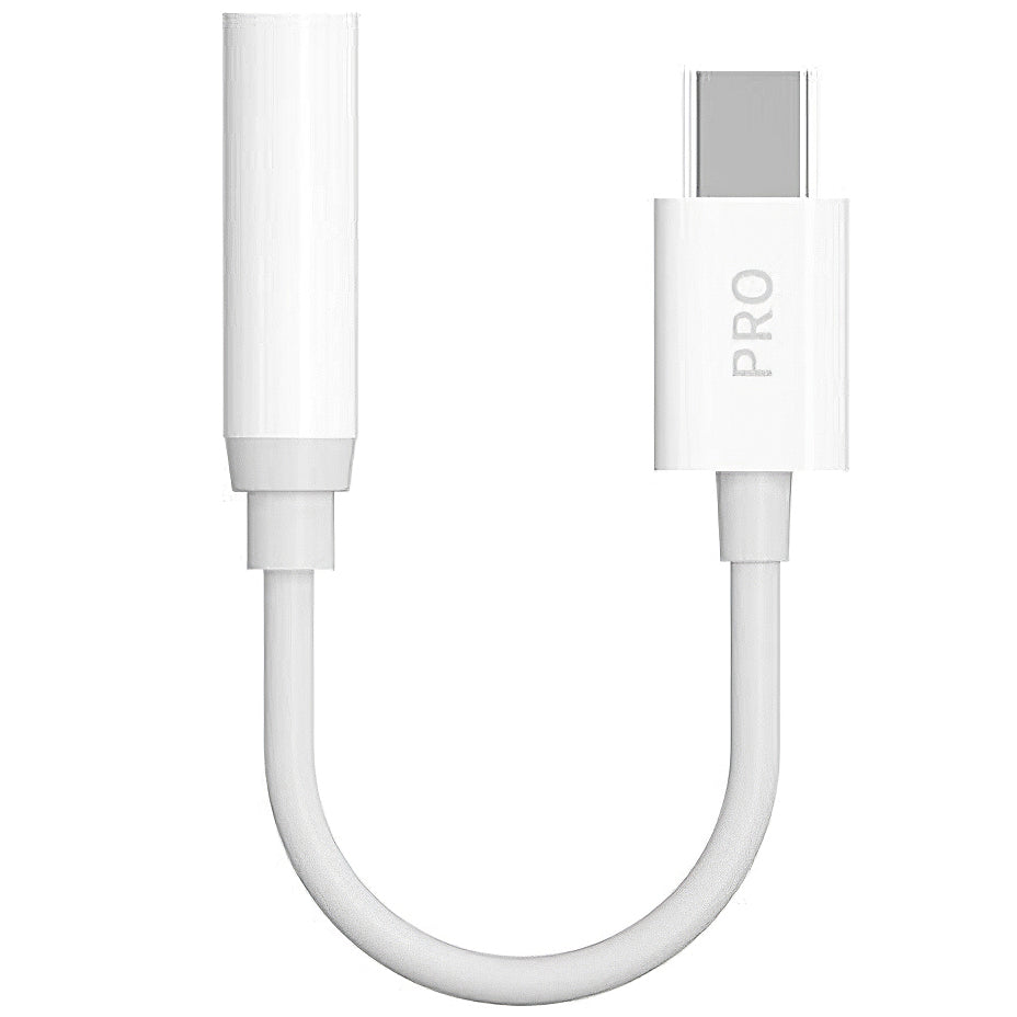 Audio adaptér USB-C - 3.5mm Dudao L16CPro, Biely