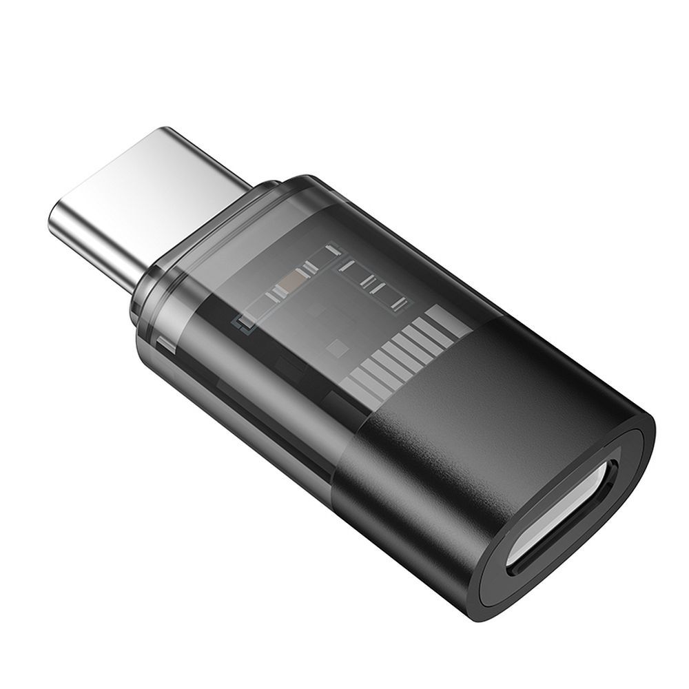 Adaptér pre dáta a nabíjanie Lightning - USB-C HOCO UA36D, Čierny