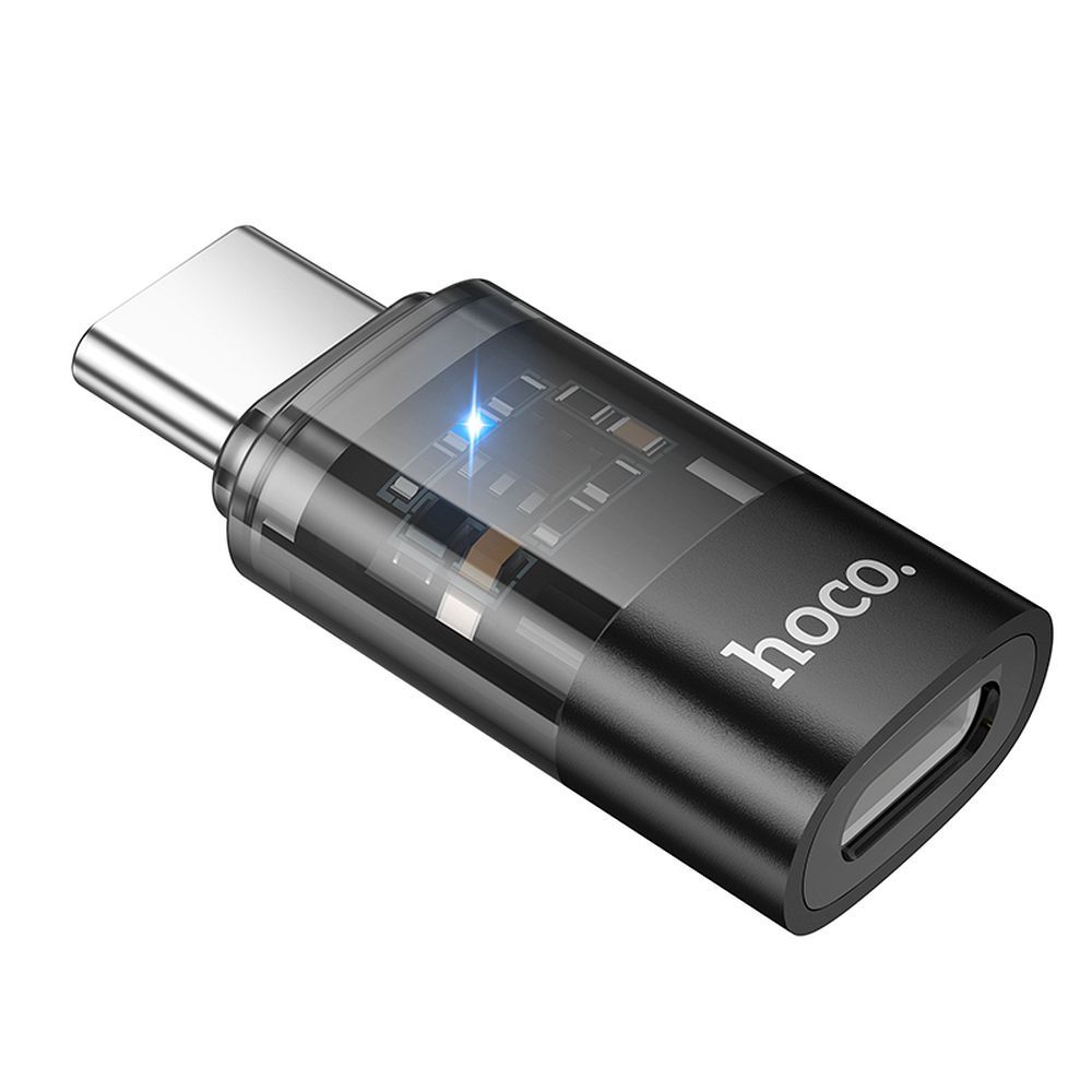 Adaptér pre dáta a nabíjanie Lightning - USB-C HOCO UA36D, Čierny