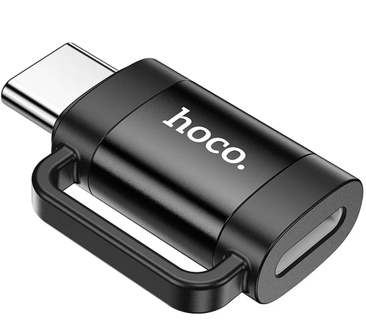 Adaptér na dáta a nabíjanie Lightning - USB-C HOCO UA31E, Čierny