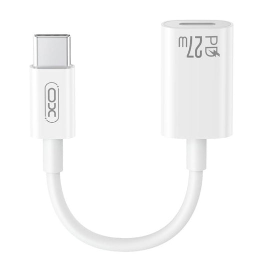 Adaptér pre dáta a nabíjanie USB-C - Lightning XO Design NB-R268A, Biela
