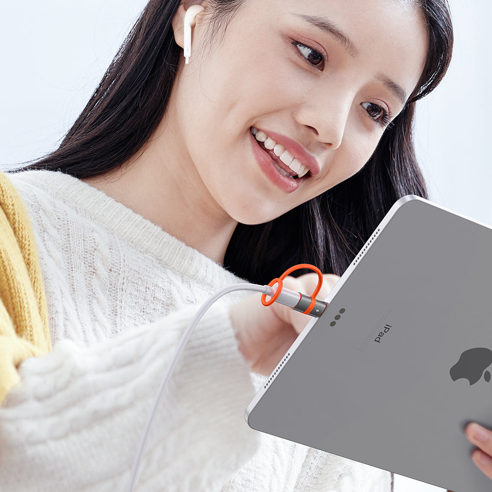 Adaptér pre dáta a nabíjanie Lightning - USB-C McDodo OT-5530, Sivý