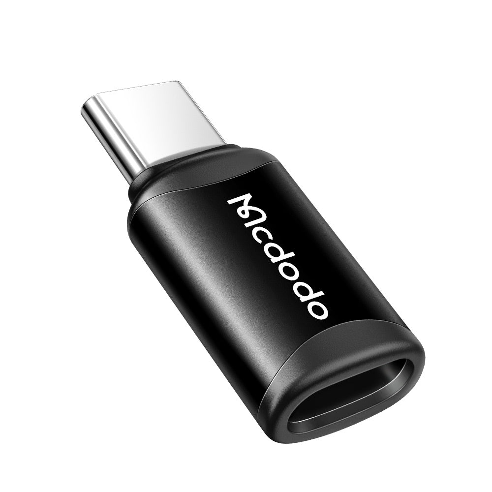 Adaptér pre dáta a nabíjanie Lightning - USB-C McDodo OT-7700, čierny