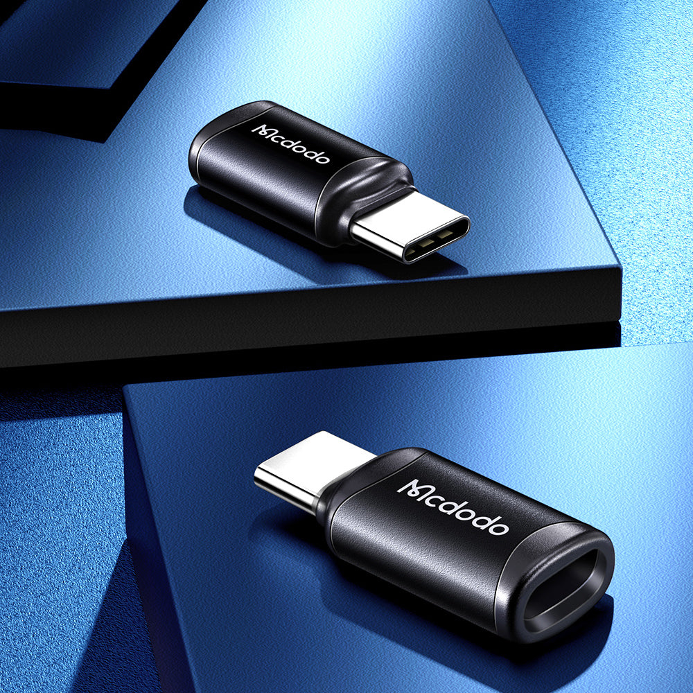 Adaptér pre dáta a nabíjanie Lightning - USB-C McDodo OT-7700, čierny