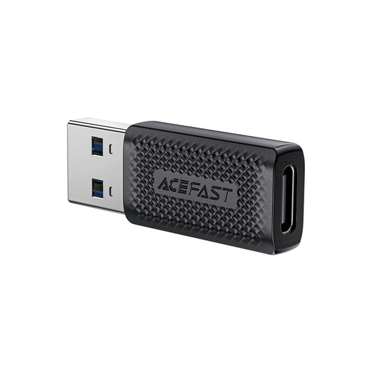 Adaptér pre dáta a nabíjanie USB-C - USB-A Acefast J2, čierny