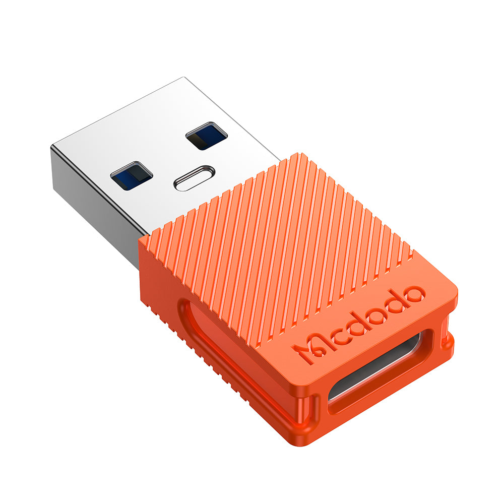 Adaptér na dáta a nabíjanie USB-C - USB-A McDodo OT-6550, Oranžový