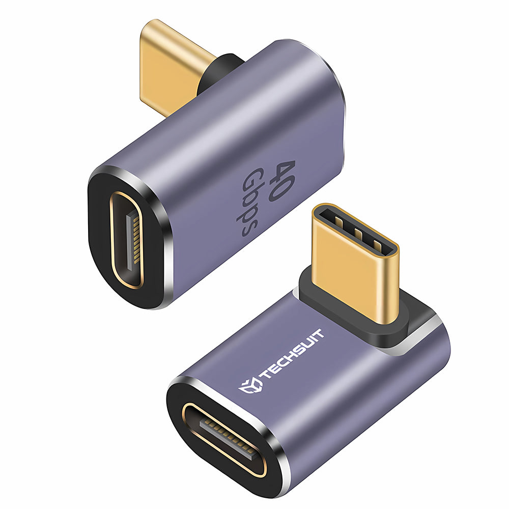 Adaptér pre dáta a nabíjanie USB-C - USB-C Techsuit A12 TitanCoreX, Sivý