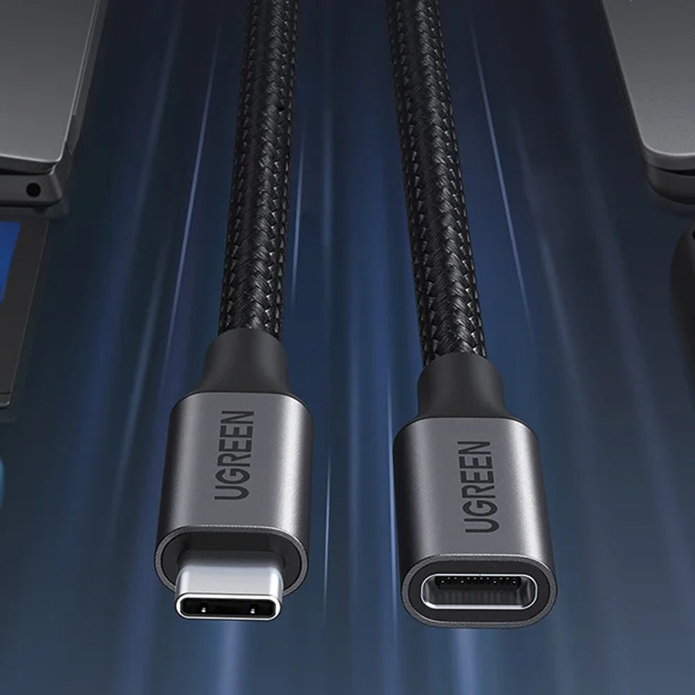 Predlžovací kábel USB-C UGREEN US372 (45191), 1m, čierny