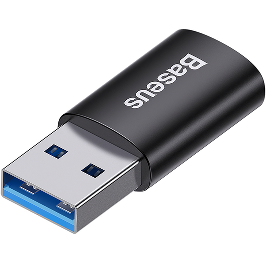 Baseus Ingenuity USB-C - nabíjací a dátový adaptér USB-A USB-C, čierny ZJJJQ00010101