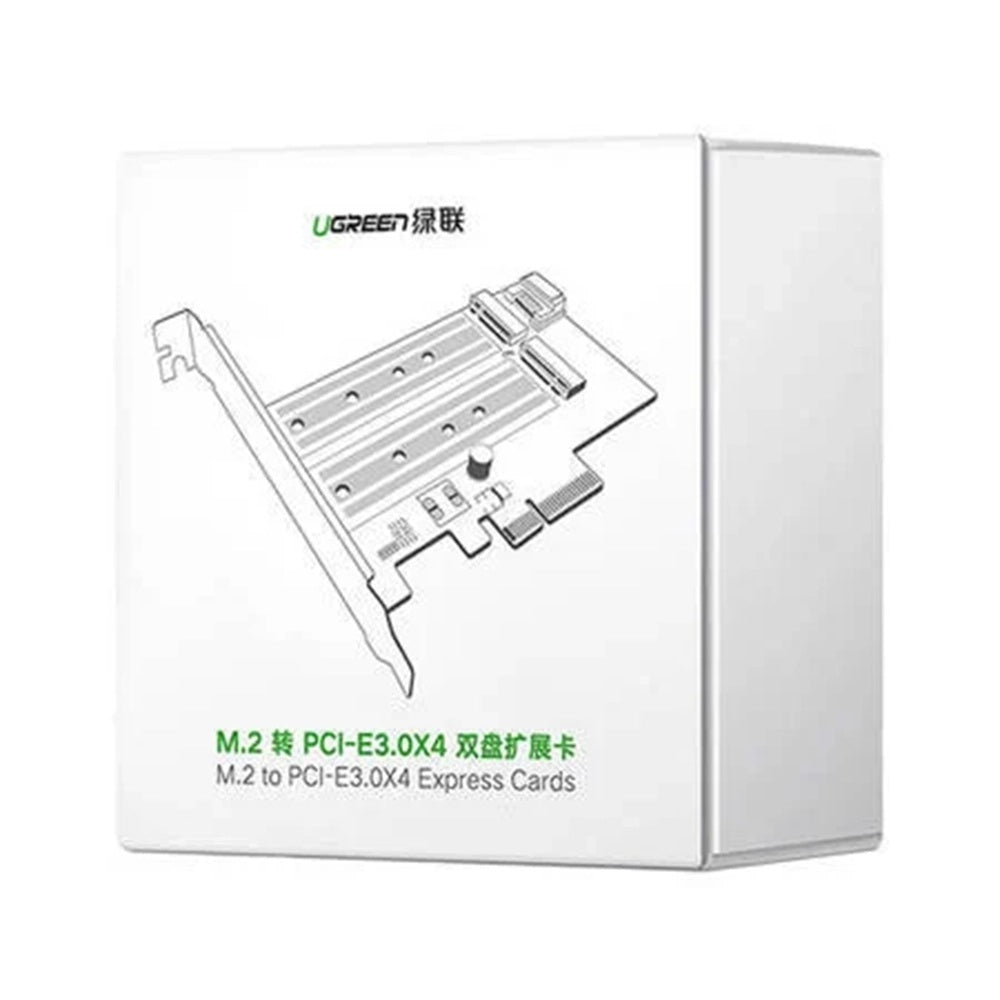 Adaptér rozhrania SSD UGREEN CM302 (70504), NVMe M.2 / SATA - PCIe 3.0 X4