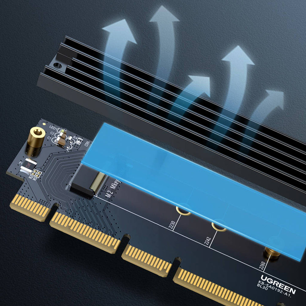 Adaptér rozhrania SSD UGREEN CM465 (30715), NVMe M.2 - PCIe 4.0 X4