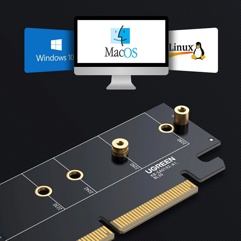 Adaptér rozhrania SSD UGREEN CM465 (30715), NVMe M.2 - PCIe 4.0 X4