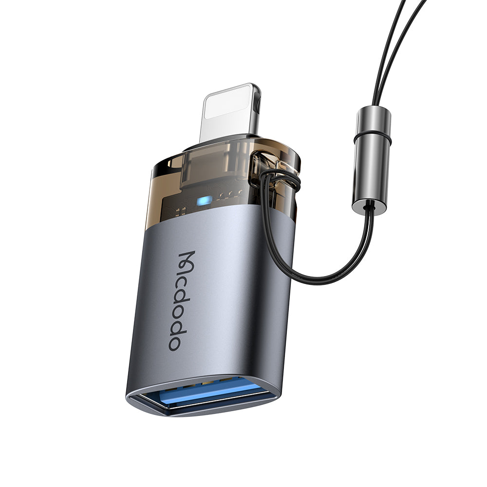 Adaptér OTG Lightning - USB-A McDodo OT-7390, Čierny