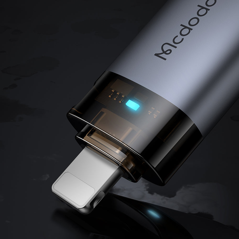 Adaptér OTG Lightning - USB-A McDodo OT-7390, Čierny