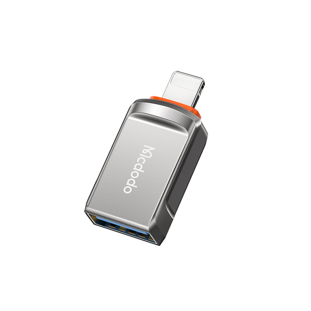 Adaptér OTG Lightning - USB-A McDodo OT-8600, Sivý