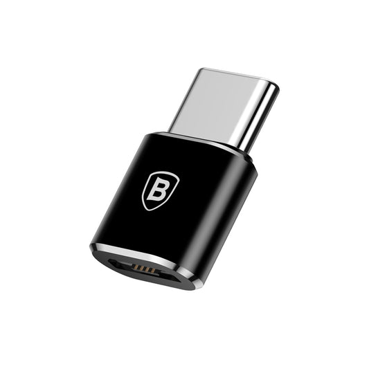 Baseus microUSB - dátový a nabíjací adaptér USB-C Baseus, čierny CAMOTG-01