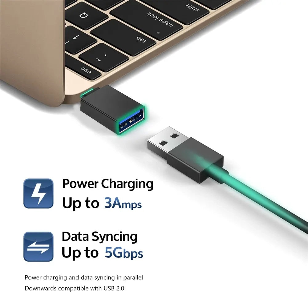Adaptér OTG microUSB / USB-C - USB-A Techsuit A13 DuoVoltX, Sivý, Sada 2 kusy