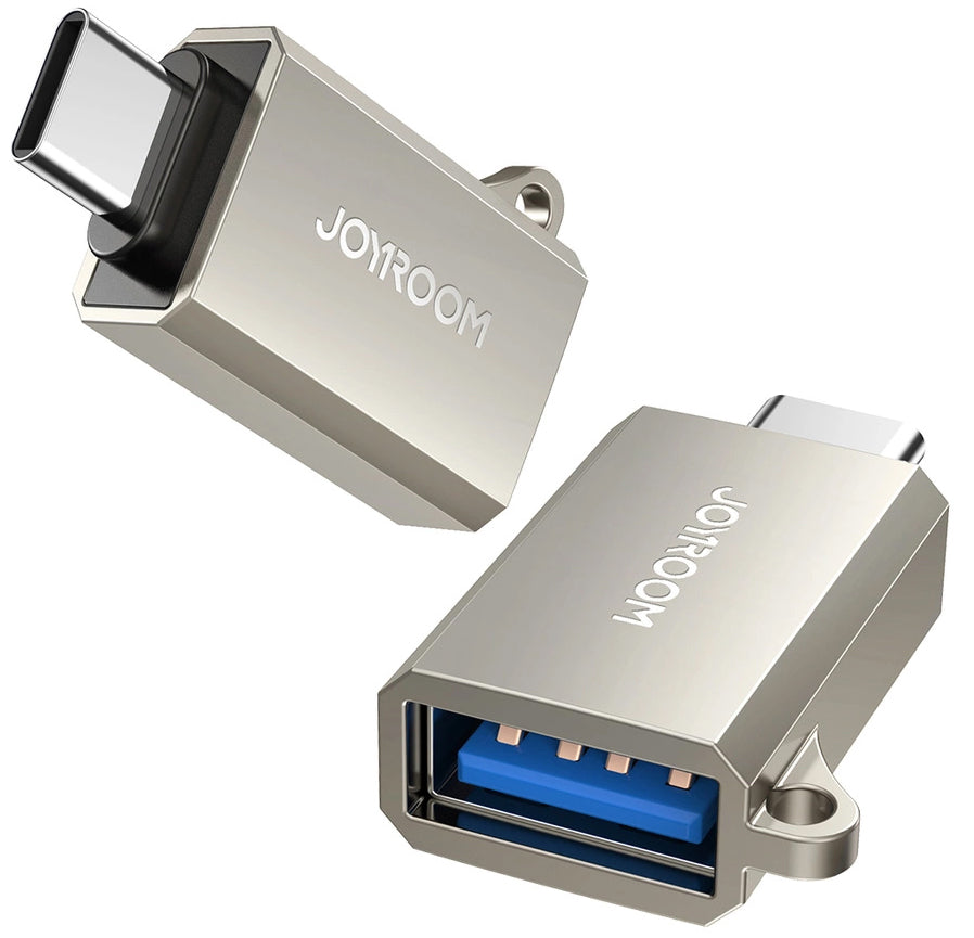 OTG adaptér USB-C - USB-A Joyroom S-H151, Strieborný