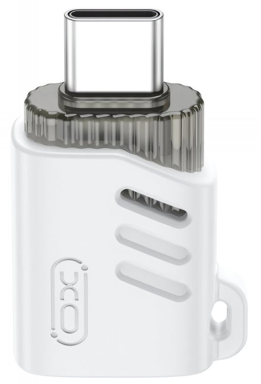 Adaptér OTG USB-C - USB-A XO Design NB256B, Biely