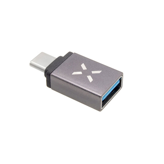 Adaptér OTG USB-C - USB-A Fixed, Sivý