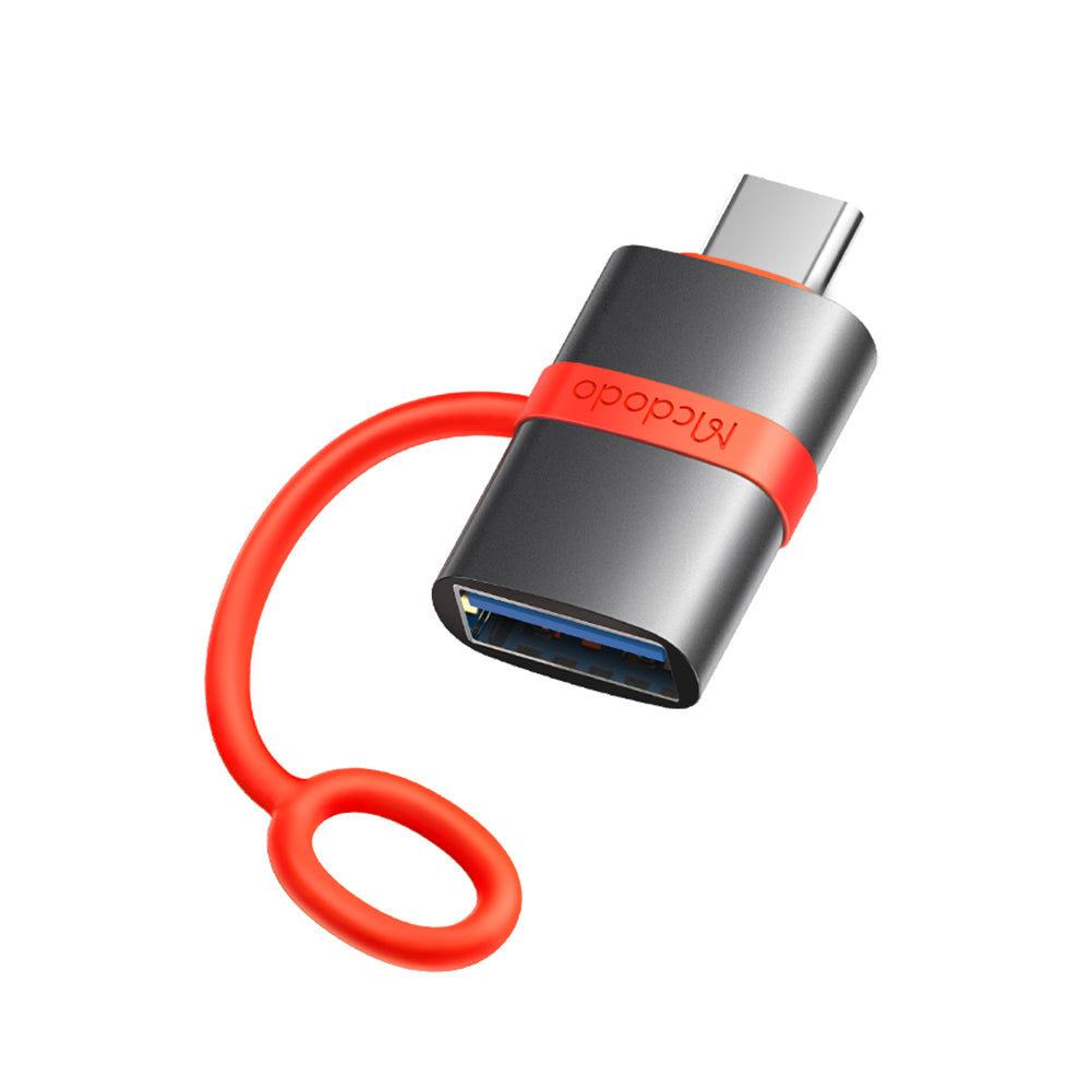 Adaptér OTG USB-C - USB-A McDodo OT-3810, Sivý