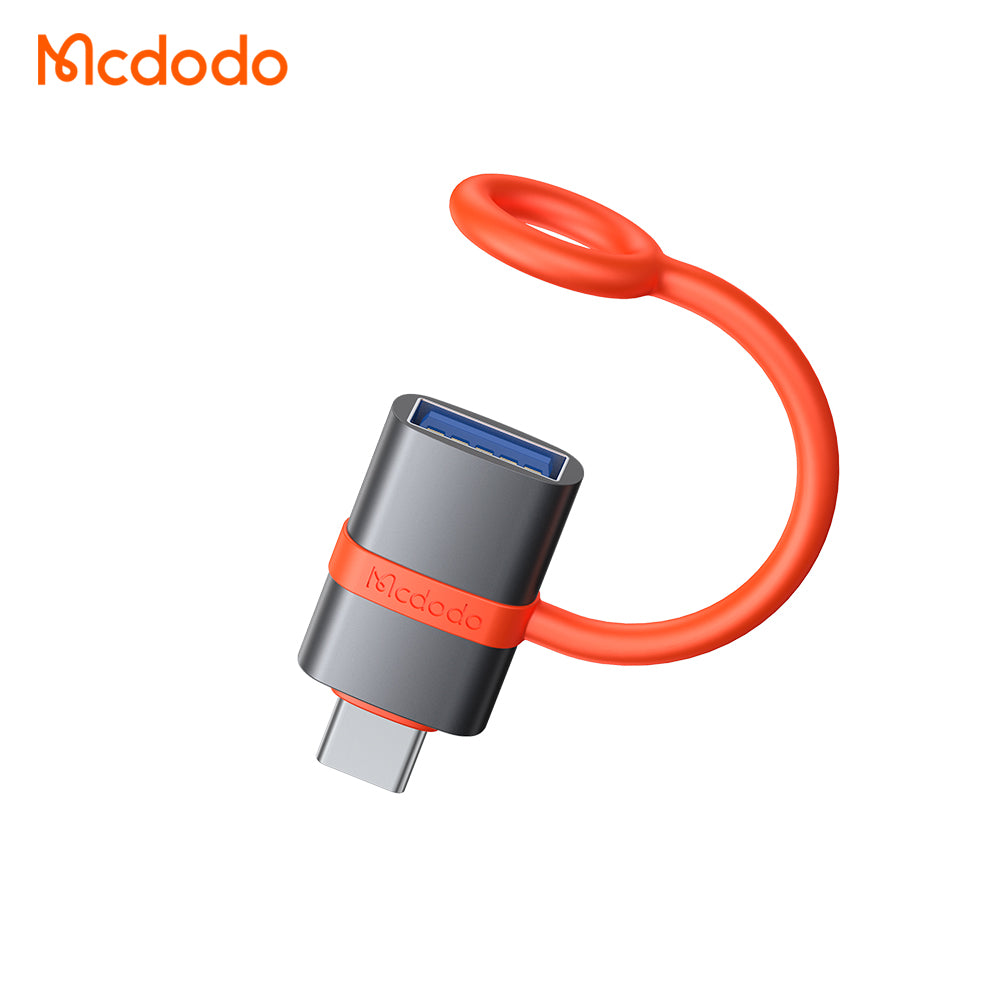 Adaptér OTG USB-C - USB-A McDodo OT-3810, Sivý