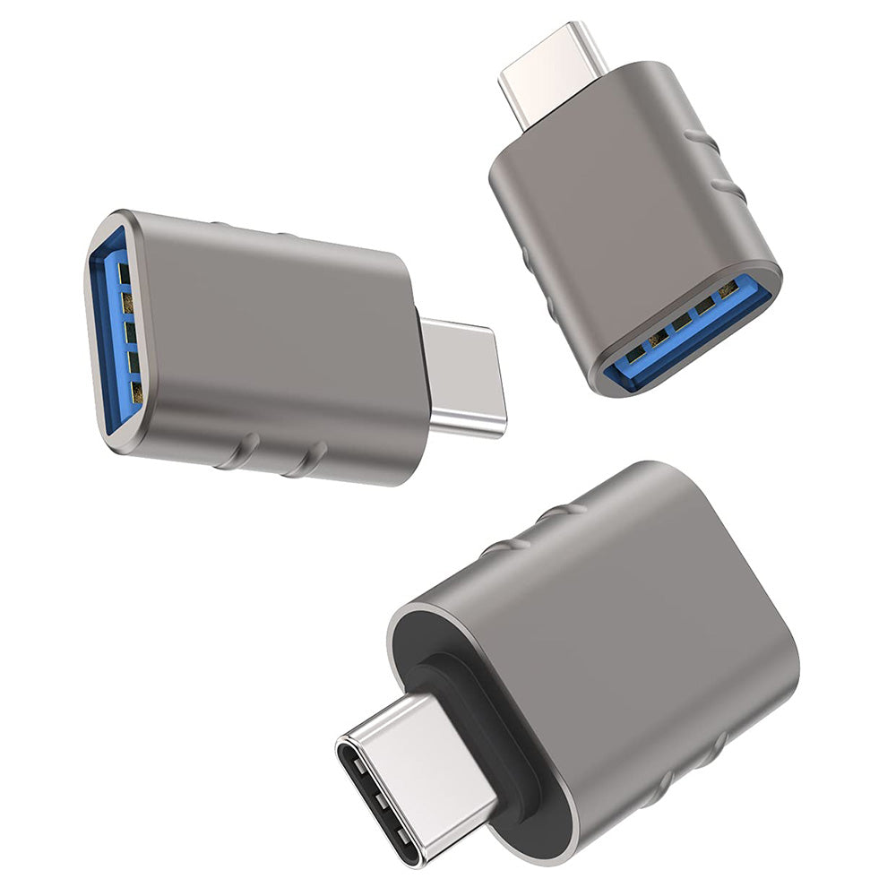 Adaptér OTG USB-C - USB-A Techsuit A10 SlateVolt, Sivý