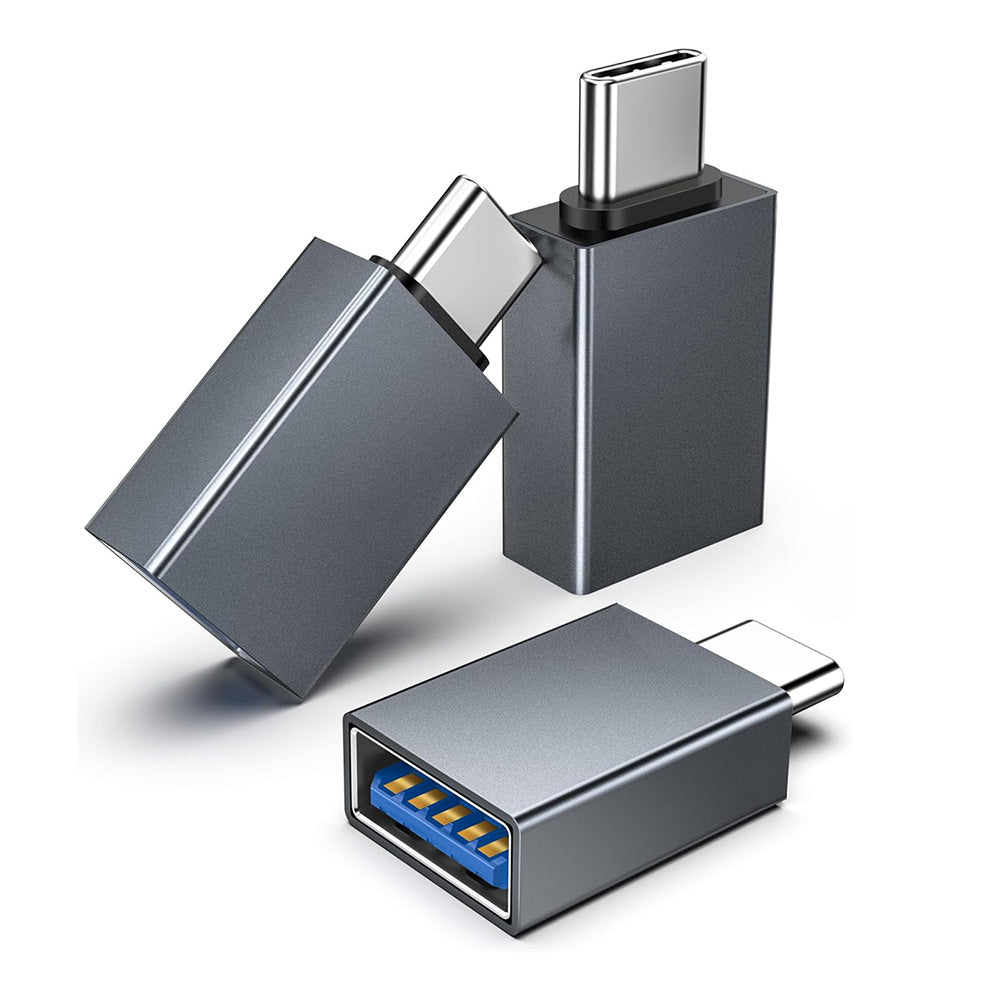 Adaptér OTG USB-C - USB-A Techsuit A8 SlateVolt, Sivý