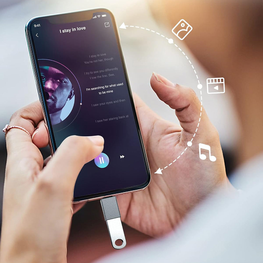 Adaptér OTG USB-C - USB-A Techsuit A8 SlateVolt, Sivý
