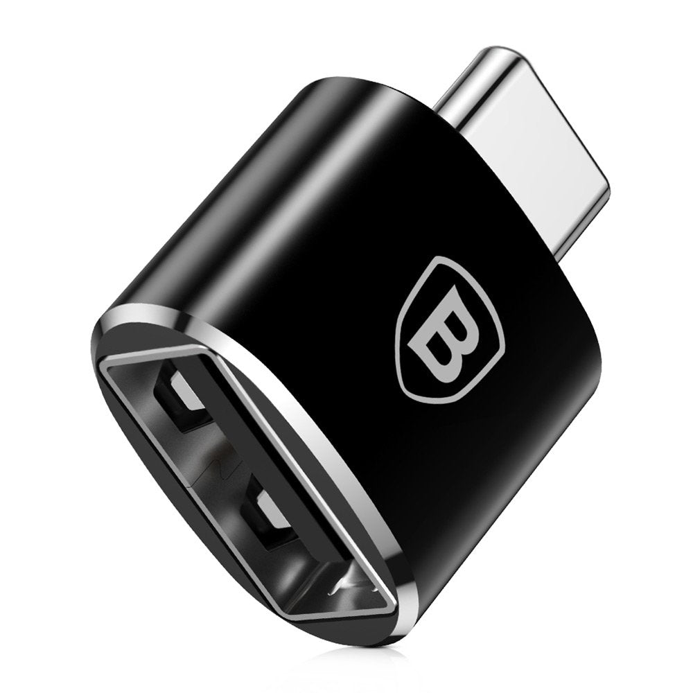 Adaptér OTG USB-C - USB-A Baseus, Čierny CATOTG-01