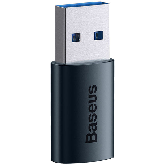 Baseus Ingenuity USB-C - USB-A USB-C Charging and Data Adapter, Blue ZJJJQ000103