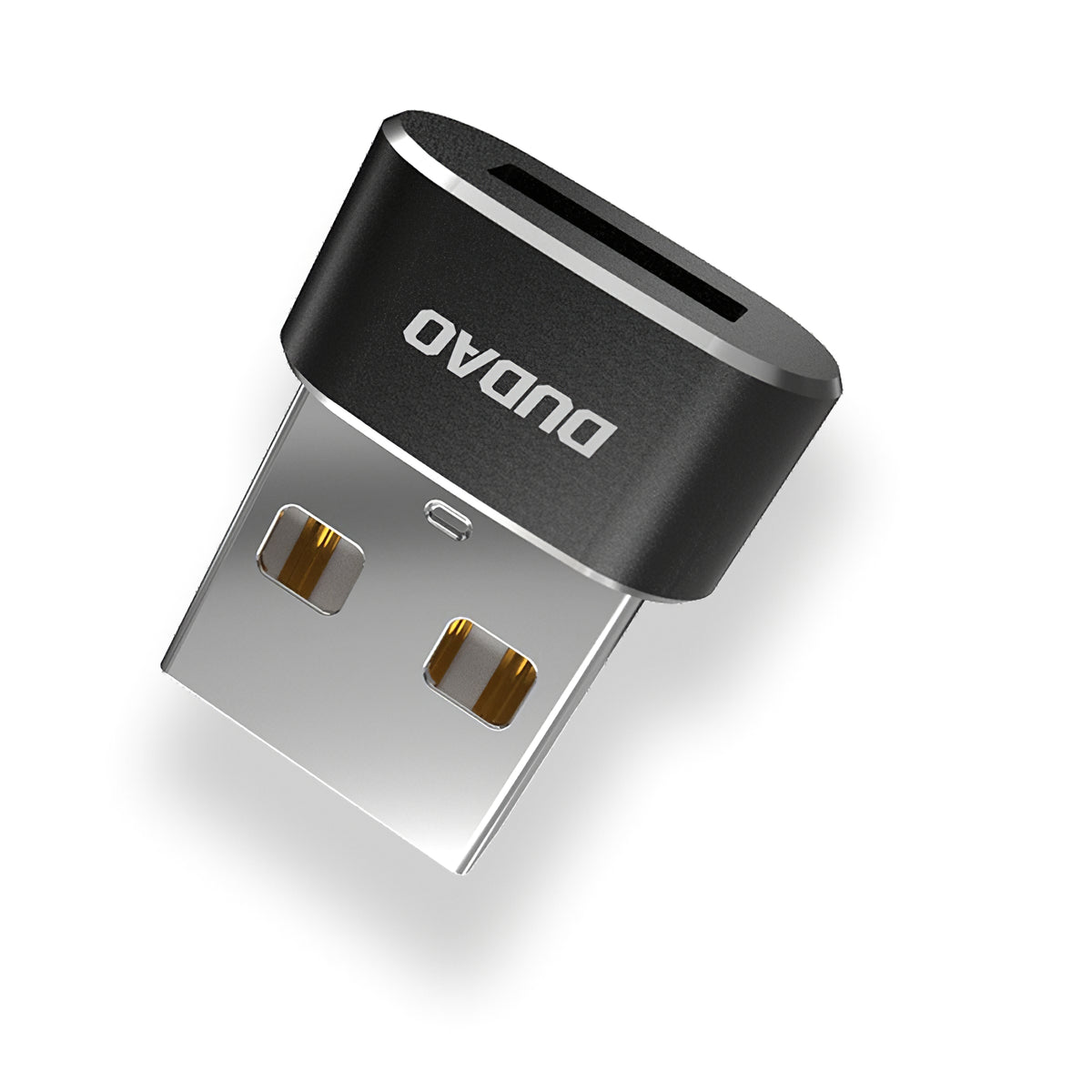 USB-C - USB-A dátový a nabíjací adaptér Dudao L16AC, čierny