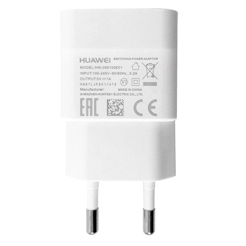Sieťová nabíjačka Huawei HW-050100E01, 5W, 1A, 1 x USB-A, biela 02221186